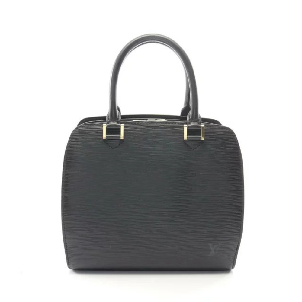 Louis Vuitton Pont Neuf Epi Top Handle Bag Leather Noir Black